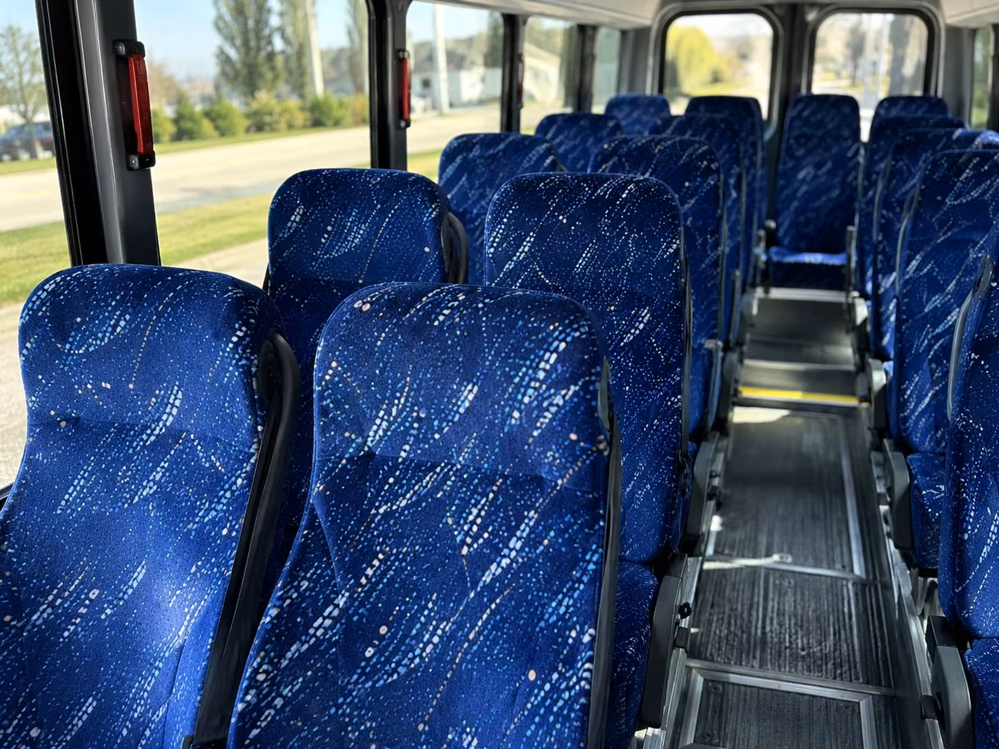 15 passenger minibus interior