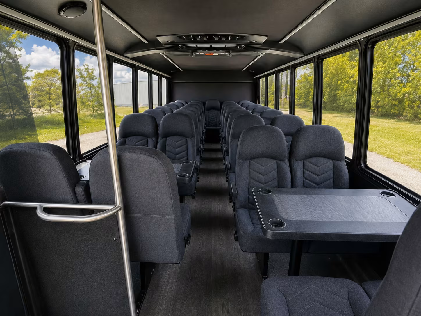18 passenger minibus inside