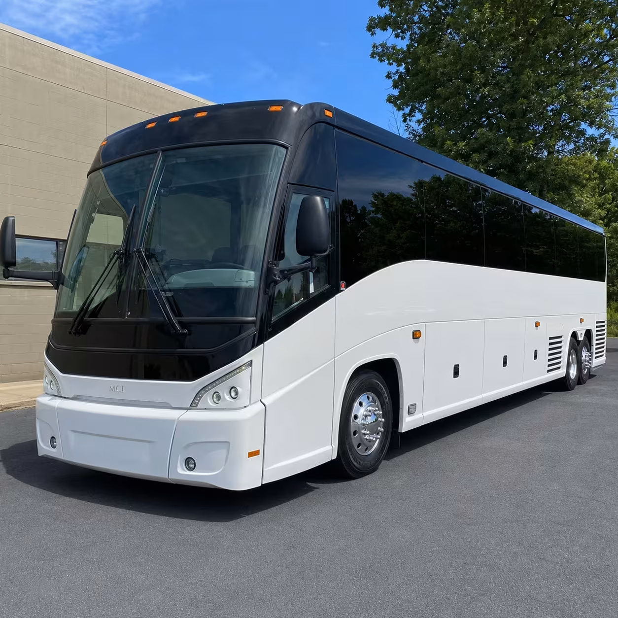56 passenger charter bus