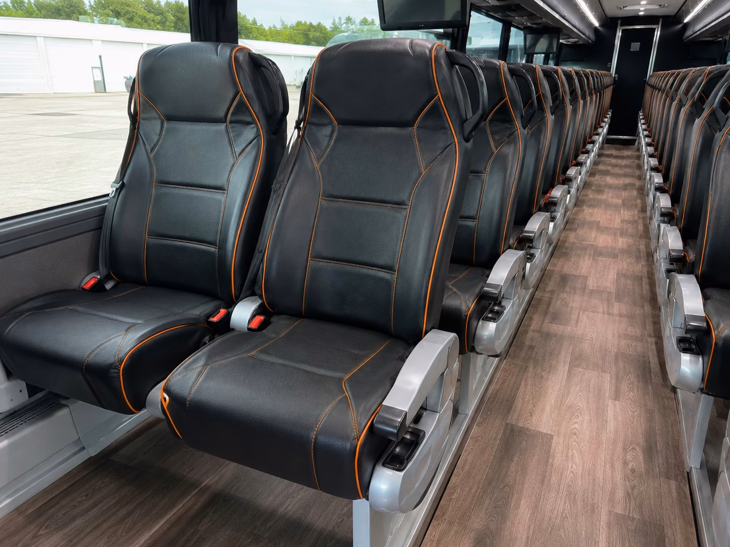 ann arbor charter bus rental inside