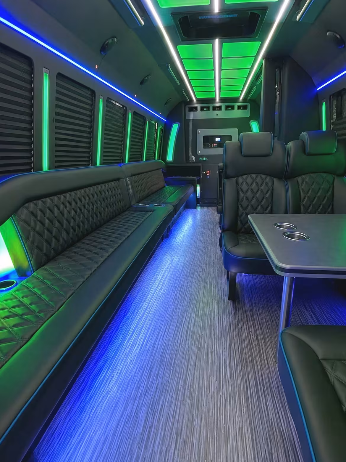 party bus rentals for ann arbor prom photo stops