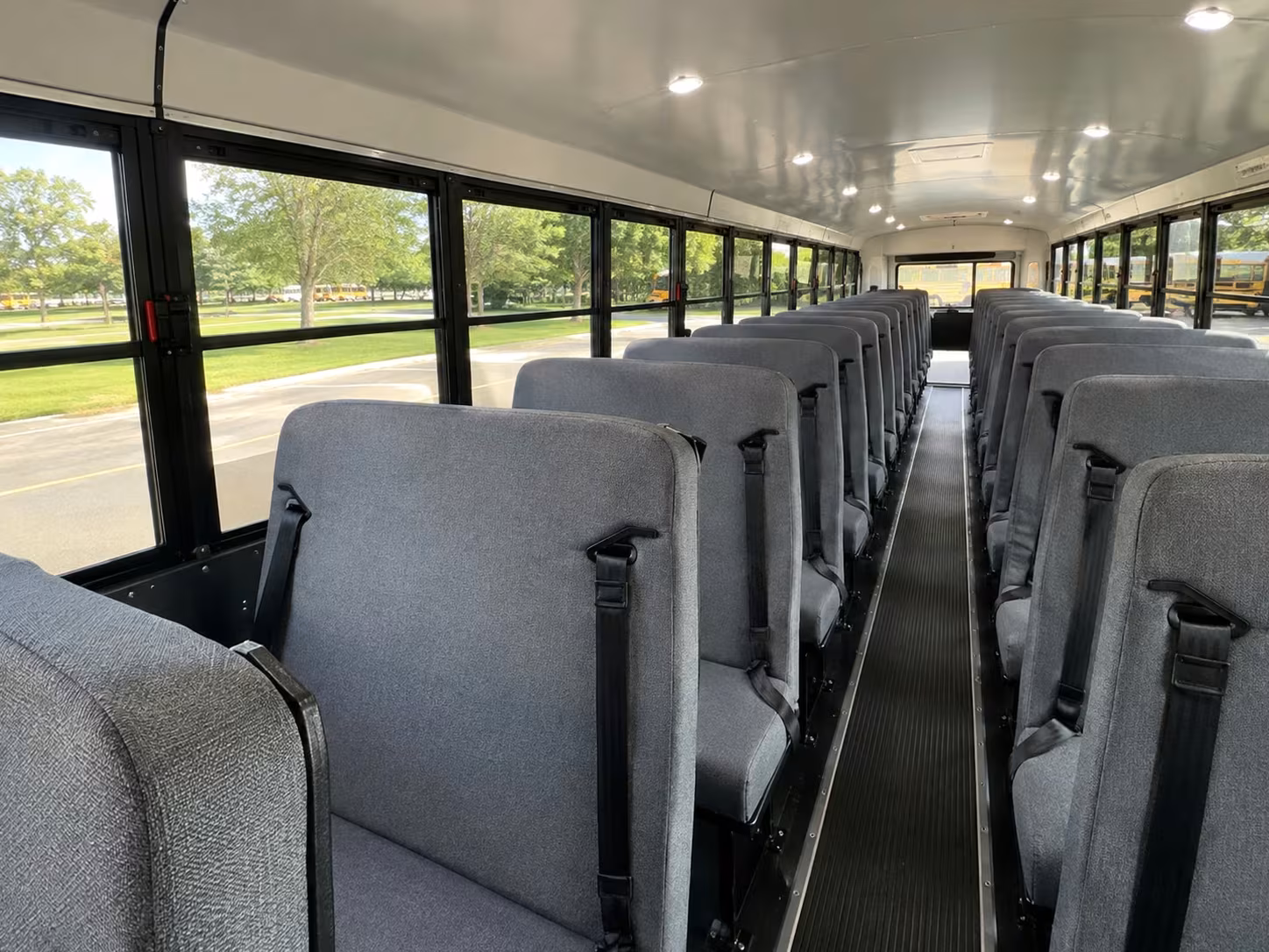 school bus interior