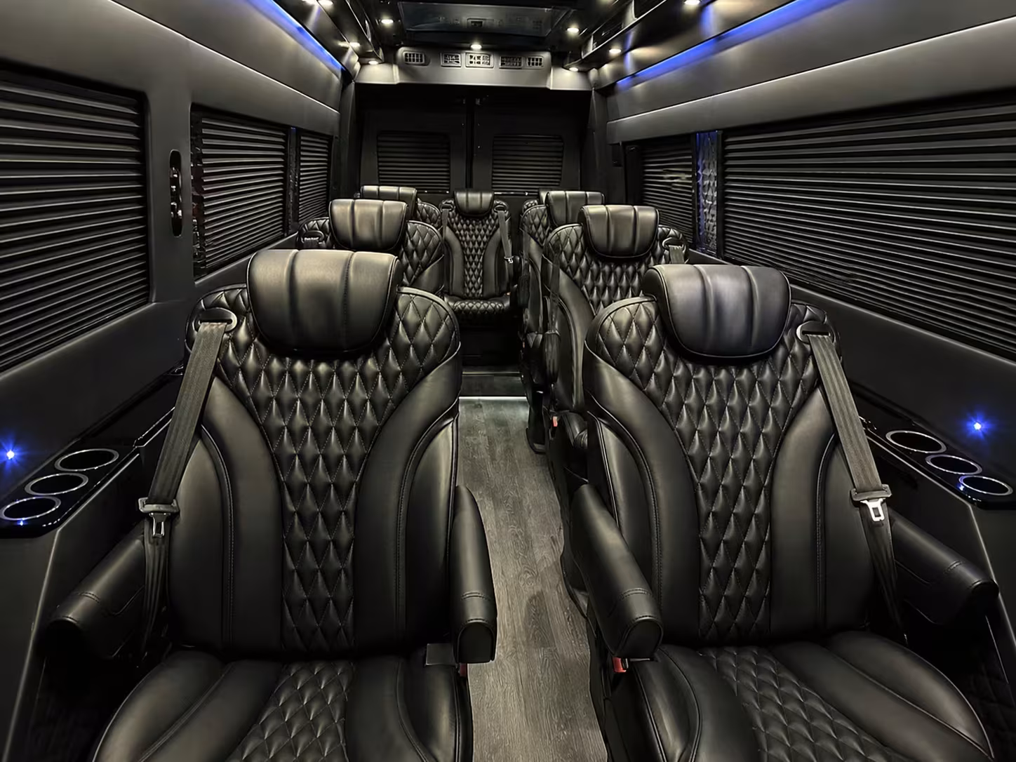 sprinter van with driver inside